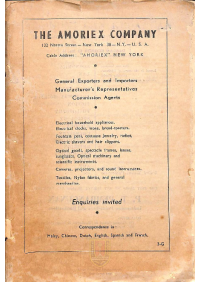 The Amoriex Company (EKONOMI DAN KEUANGAN INDONESIA 1954)