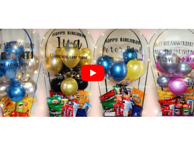 Hot Air Balloon Snack Hamper | Hotair Balloon Bouquet Snack