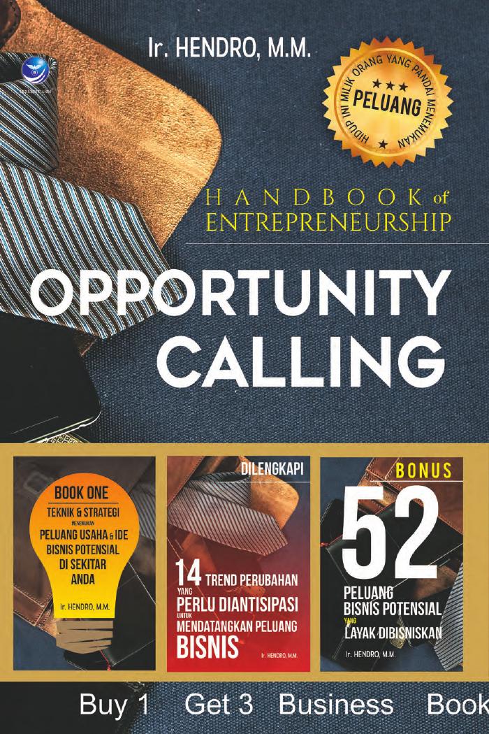 Handbook of Entrepreneurship – Opportunity Calling