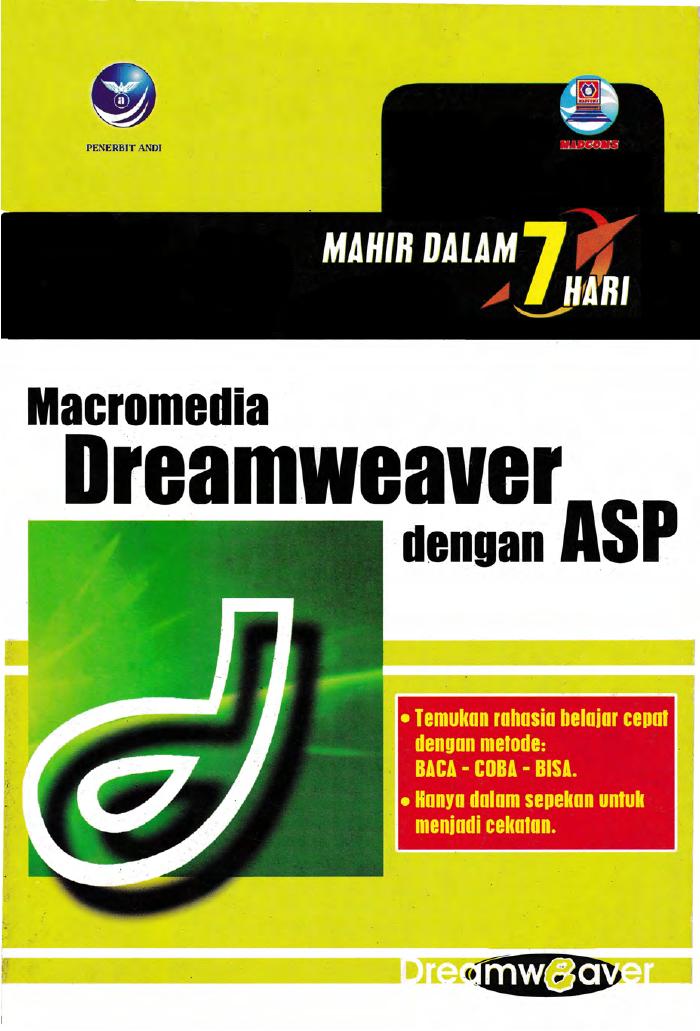 Mahir Dalam 7 Hari Macromedia Dreamweaver Dengan ASP