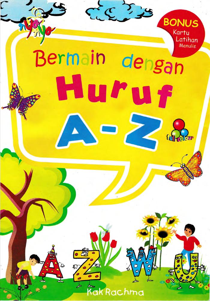 Bermain Dengan Huruf A-Z, Bonus Kartu Latihan Menulis