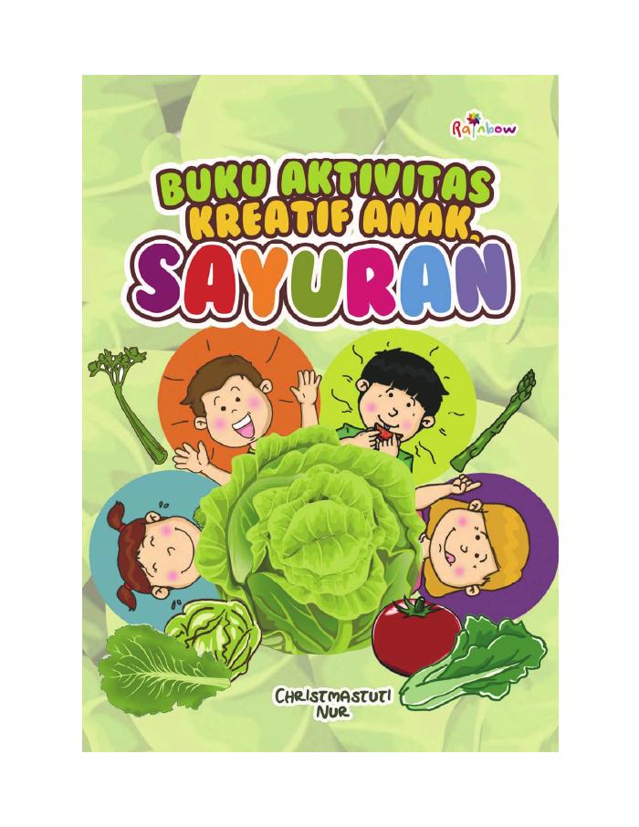 Buku Aktivitas Kreatif Anak : Sayuran
