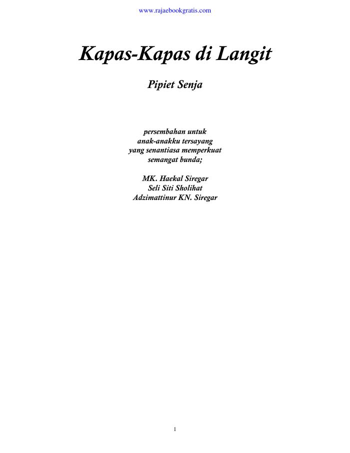 Kapas-kapas di Langit