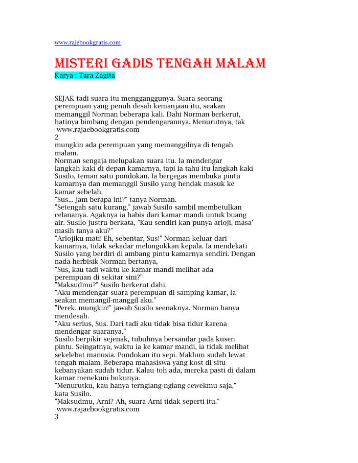 Misteri Gadis Tengah Malam