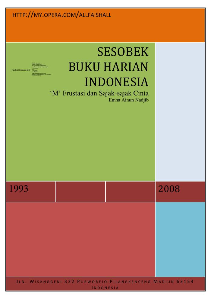 Sesobek Buku Harian Indonesia