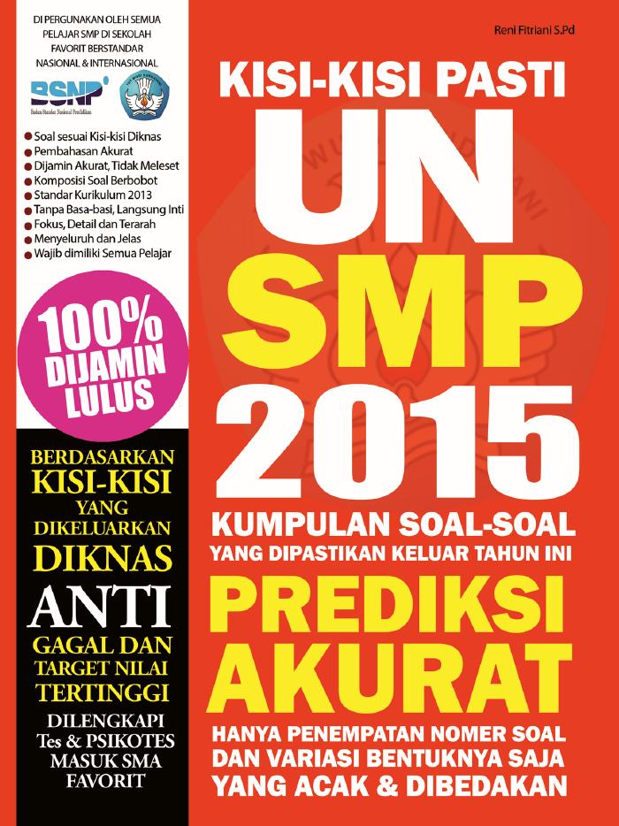 Kisi-kisi Pasti Ujian Nasional SMP 2015 Prediksi Akurat