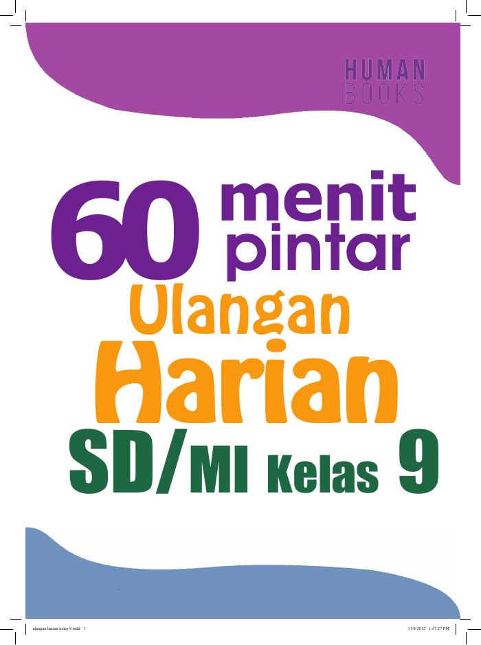 60 MENIT PINTAR ULANGAN HARIAN SD MI KELAS 9