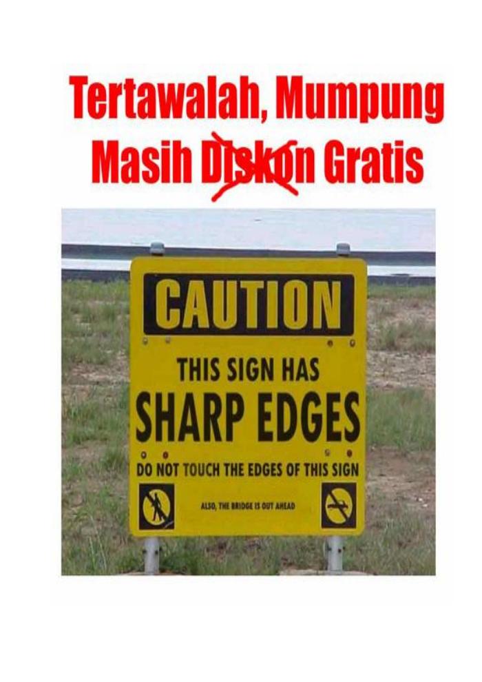 Tertawalah Mumpung Masih Gratis