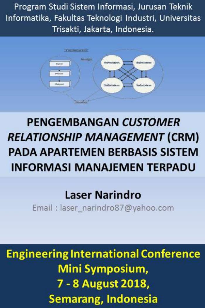 PENGEMBANGAN CUSTOMER RELATIONSHIP MANAGEMENT (CRM)