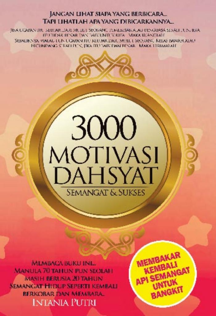 3000 Motivasi dahsyat semangat dan sukses