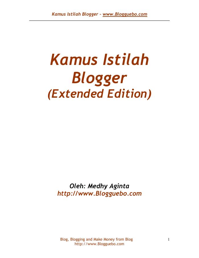 Kamus Istilah Blogger