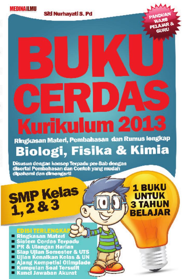 Buku Cerdas Biologi, Fisika, Kimia SMP Kelas 1, 2, dan 3
