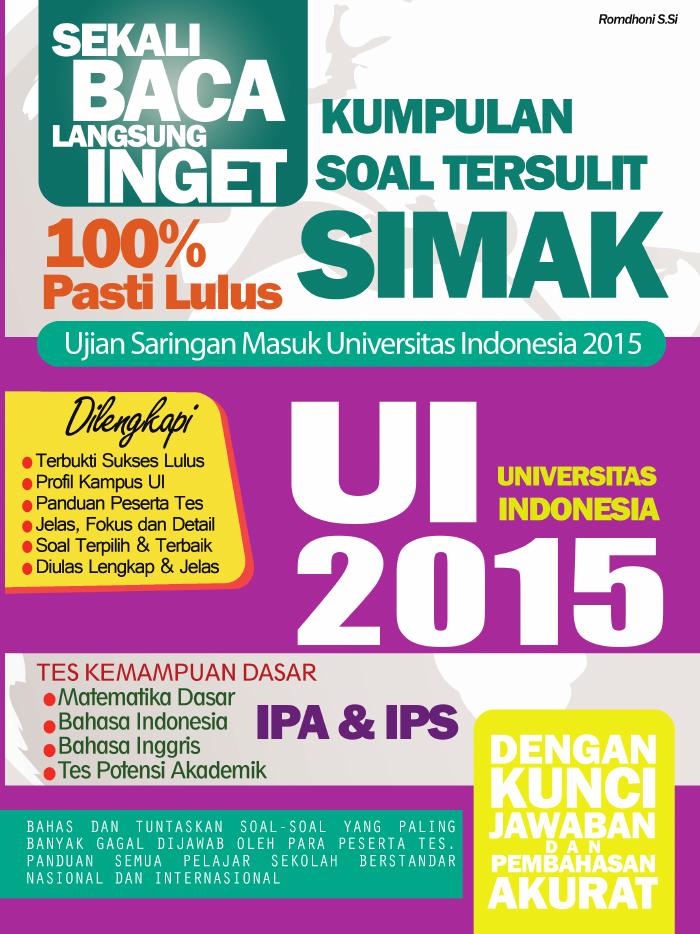 Sekali Baca Langsung Inget Kumpulan Soal Tersulit Simak UI 2015
