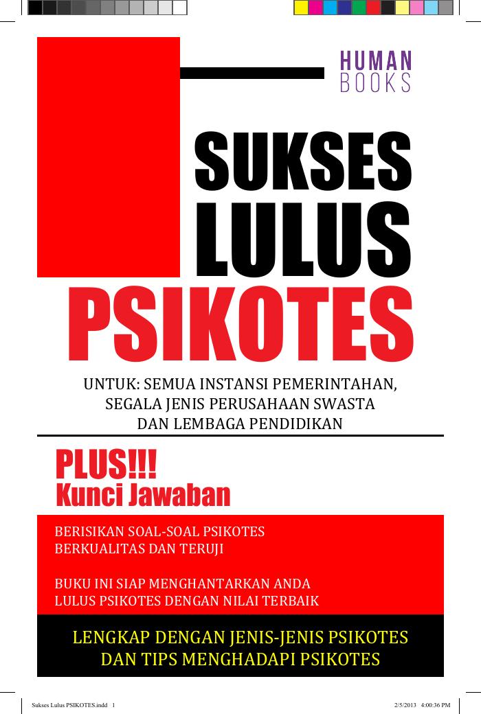 Sukses Lulus PSIKOTES