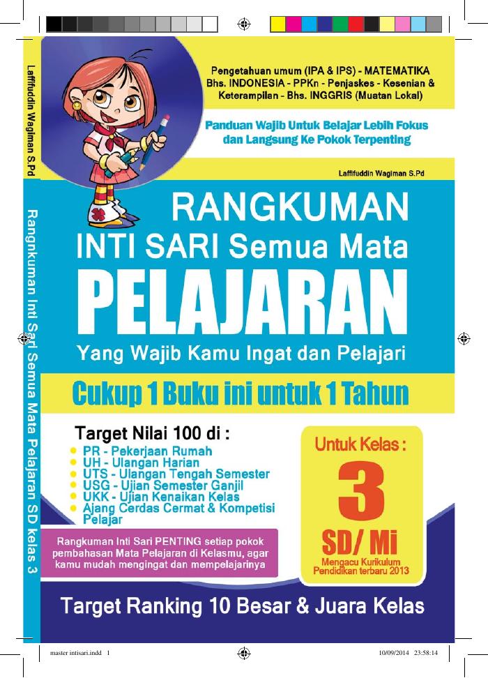 Rangkuman Inti Sari Semua Mata Pelajaran kls 3 sd mi