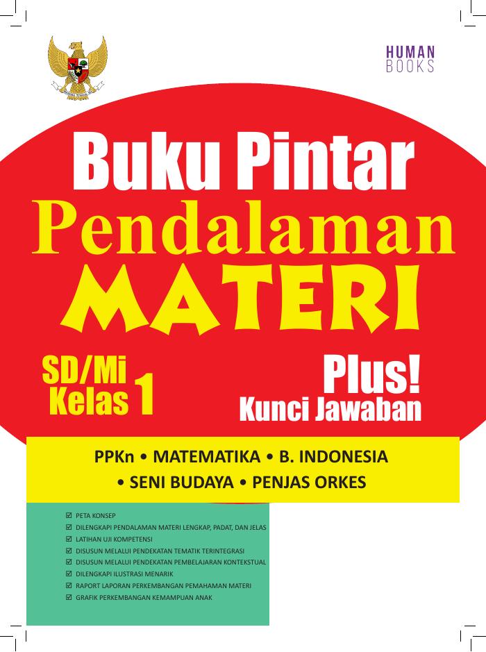 Buku Pintar Pendalaman Materi SD/Mi Kelas 1
