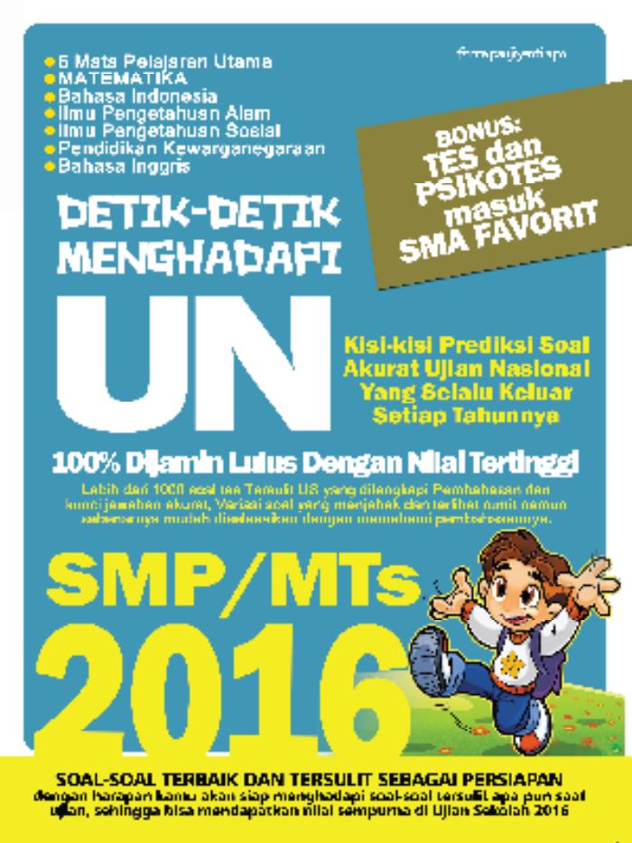 Detik-detik Menghadapi Ujian Nasional SMP/Mts  2016