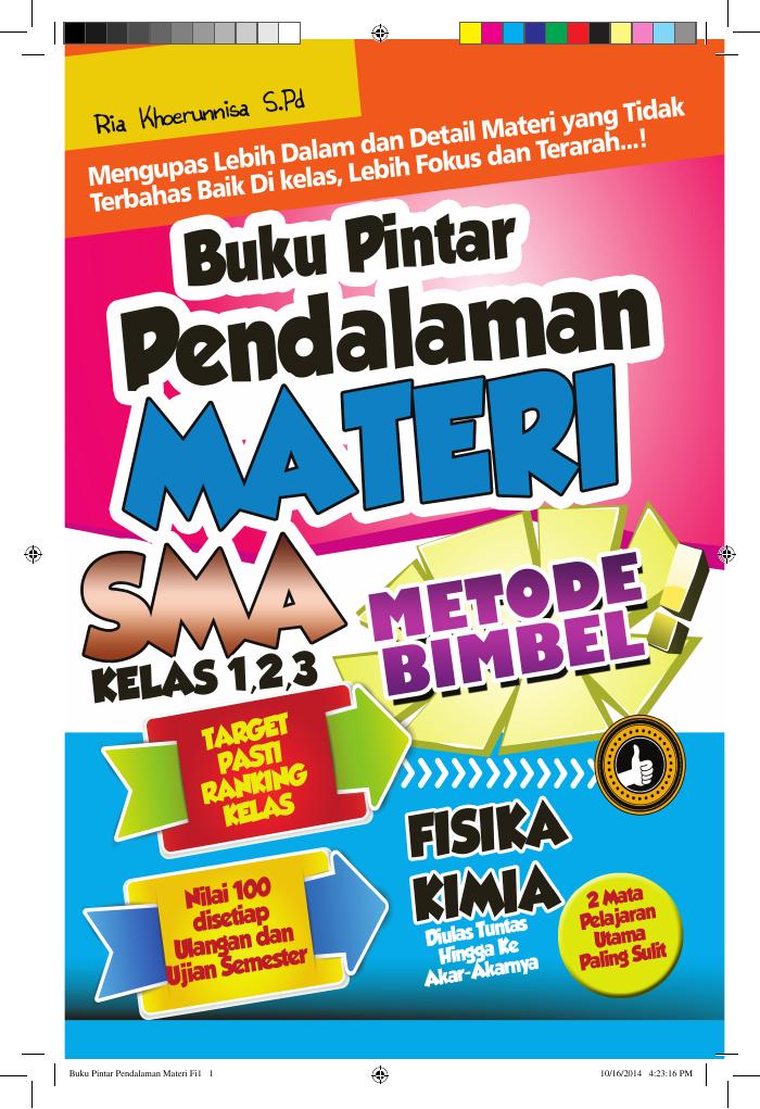 Buku Pintar Pendalaman Materi Fisika, Kimia SMA Kelas 1, 2, dan 3