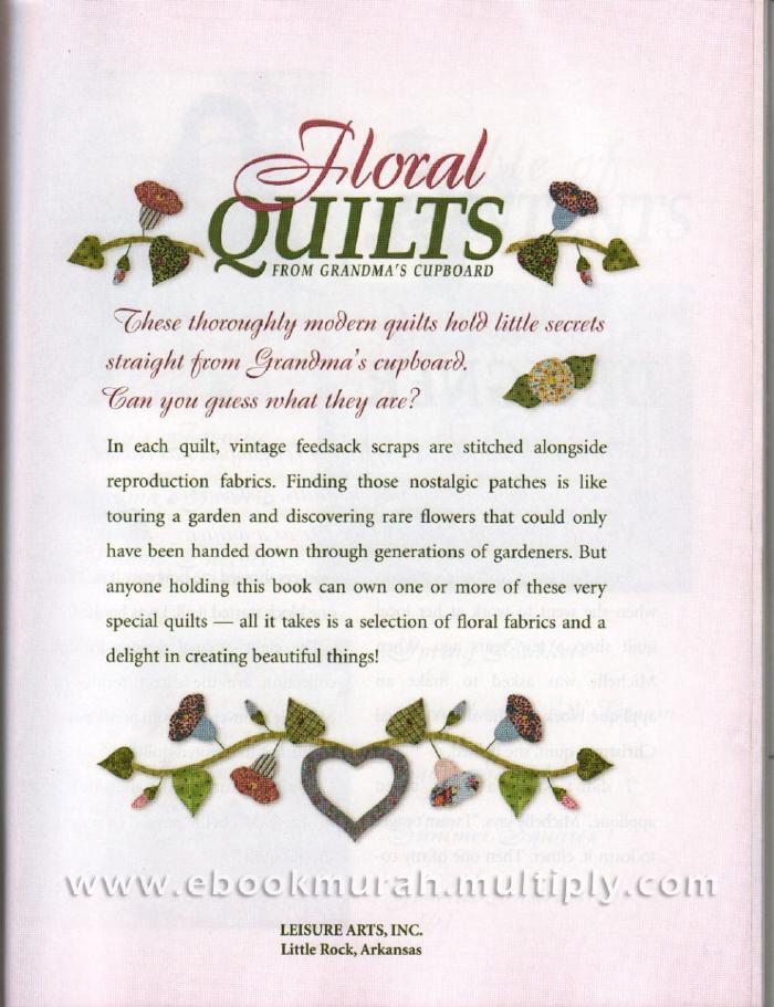 Quilting 1 (Floral Quilts from Grandma's Cupboard)
