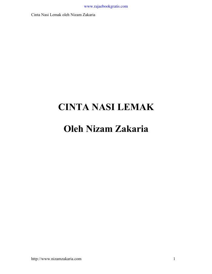 Cinta Nasi Lemak