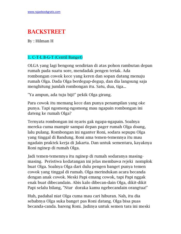 Olga : Backstreet
