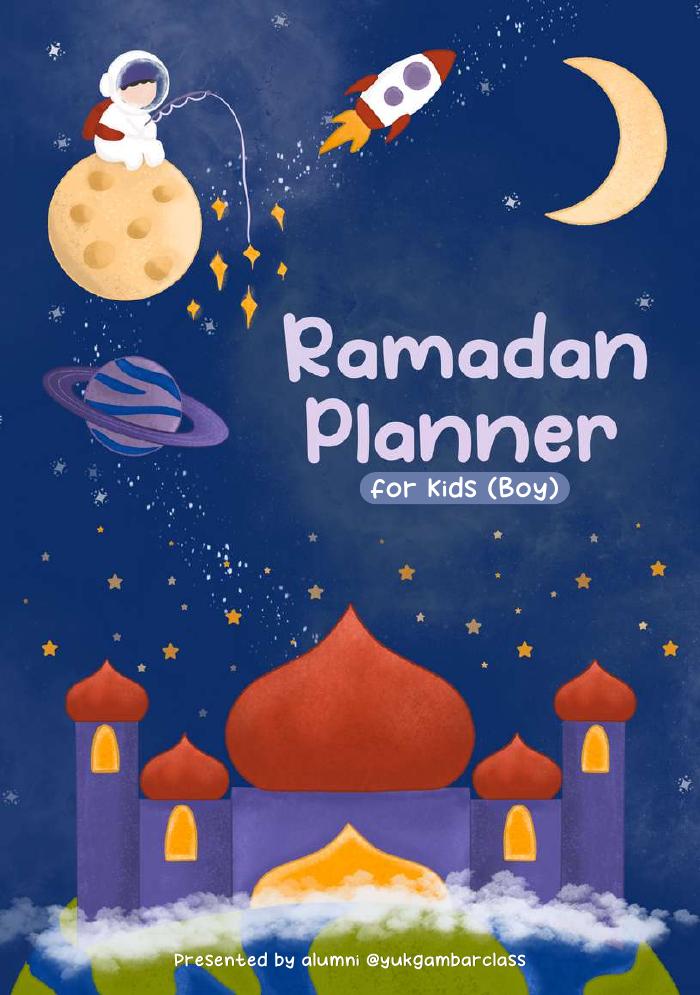 Ramadan Planner For Kids (BOY)