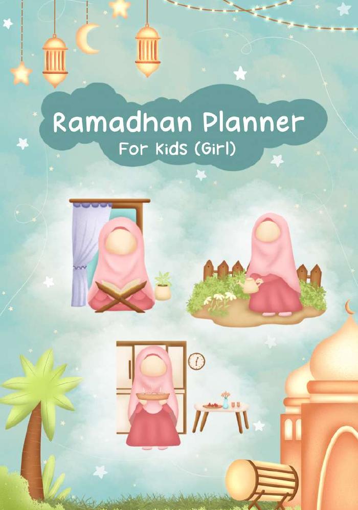 Ramadhan Planner For Kids (Girl)