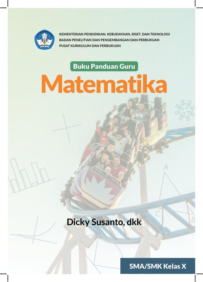 Buku Panduan Guru Matematika untuk SMA/SMK Kelas X