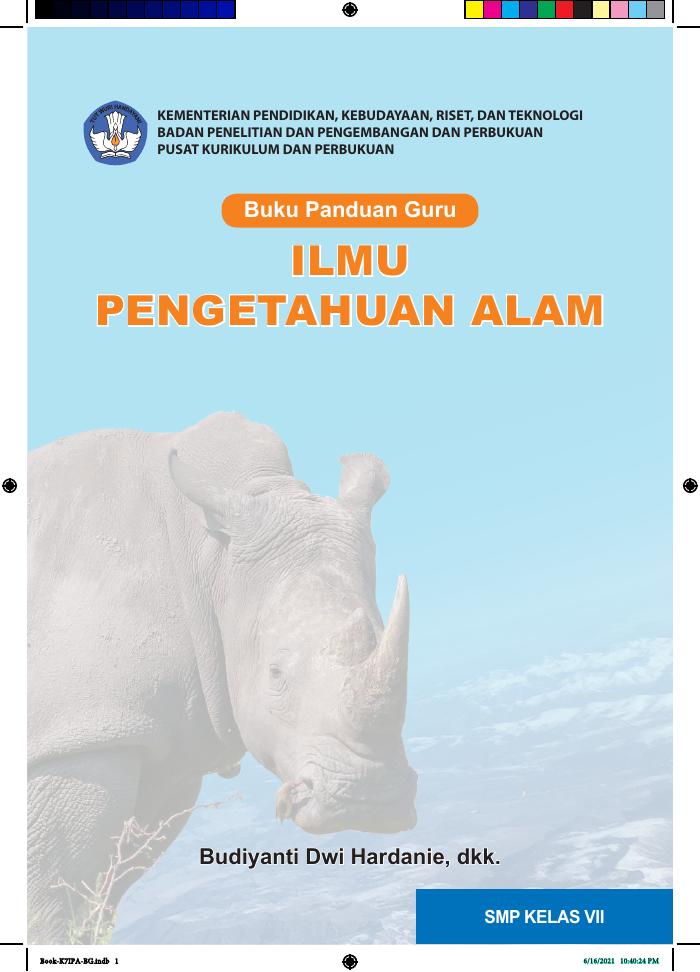 Buku Panduan Guru Ilmu Pengetahuan Alam Untuk SMP Kelas VII