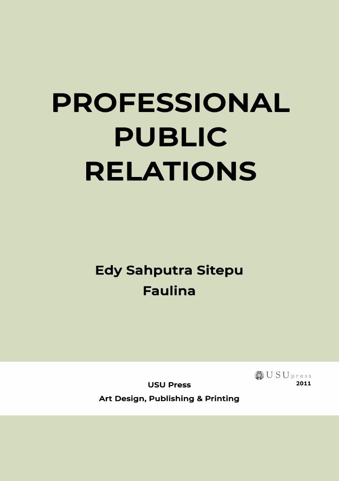 Professional Public Relations