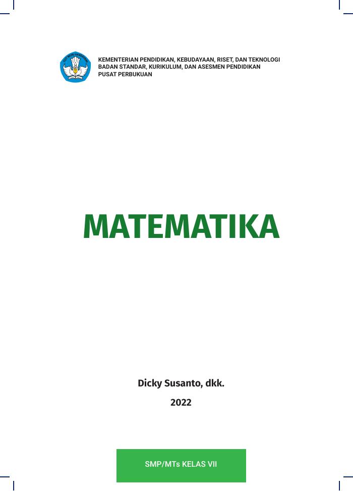 Matematika untuk SMP/MTs Kelas VII