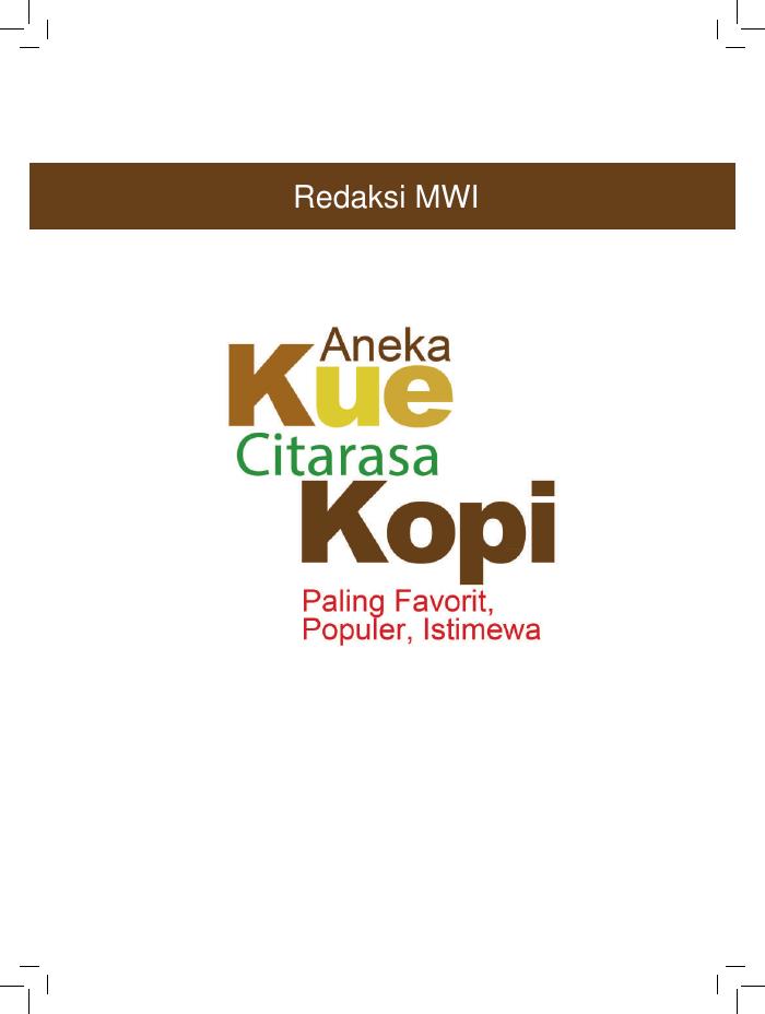 Aneka Kue Citarasa Kopi Paling Favorit Populer Istimewa