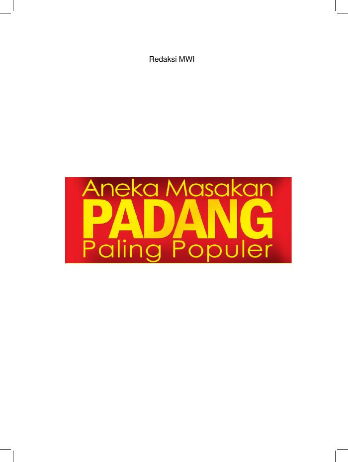 Aneka Masakan Padang Paling Populer