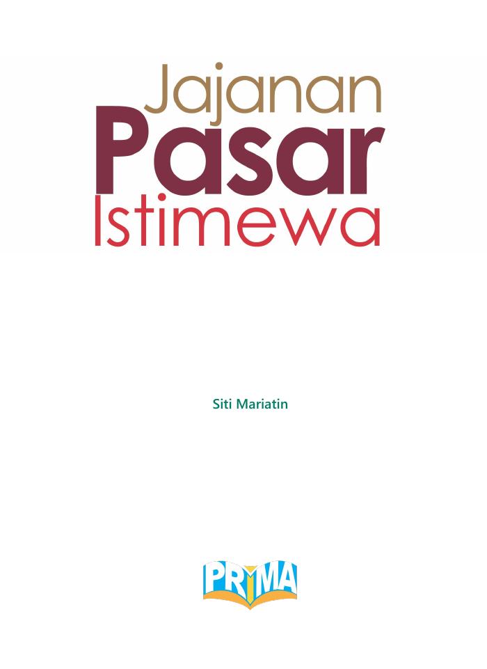 Jajanan Pasar Istimewa