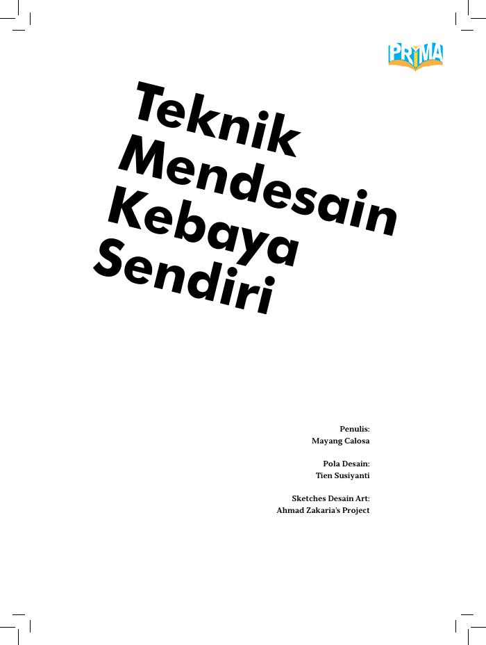 Teknik Mendesain Kebaya Sendiri