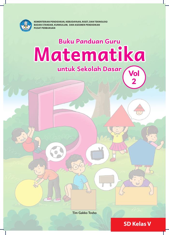 Buku Panduan Guru Matematika untuk SD Kelas V Vol 2