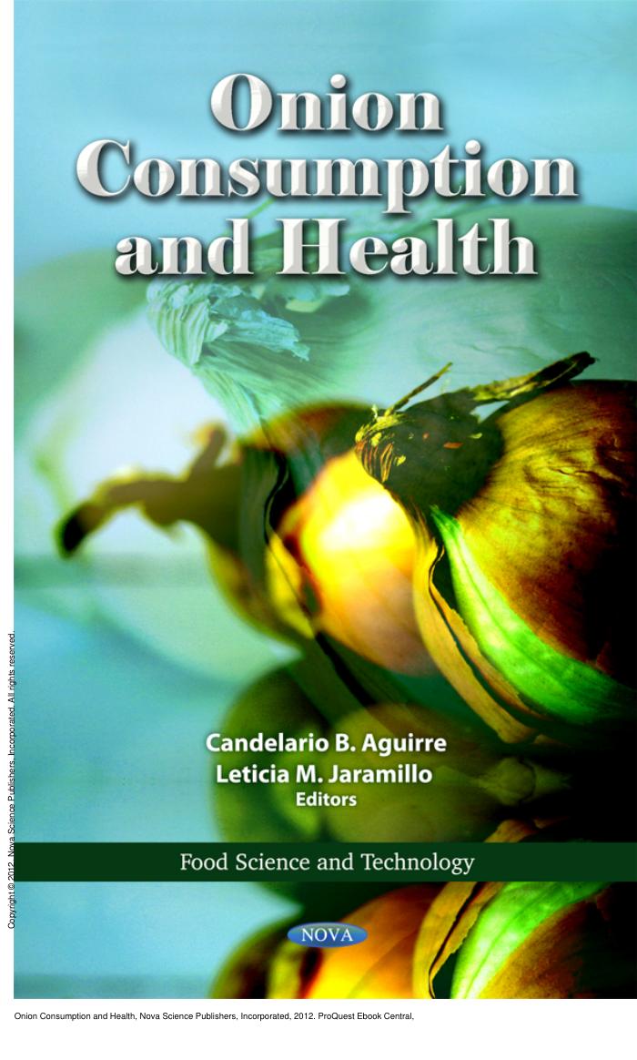 ONION CONSUMPTION AND HEALTH