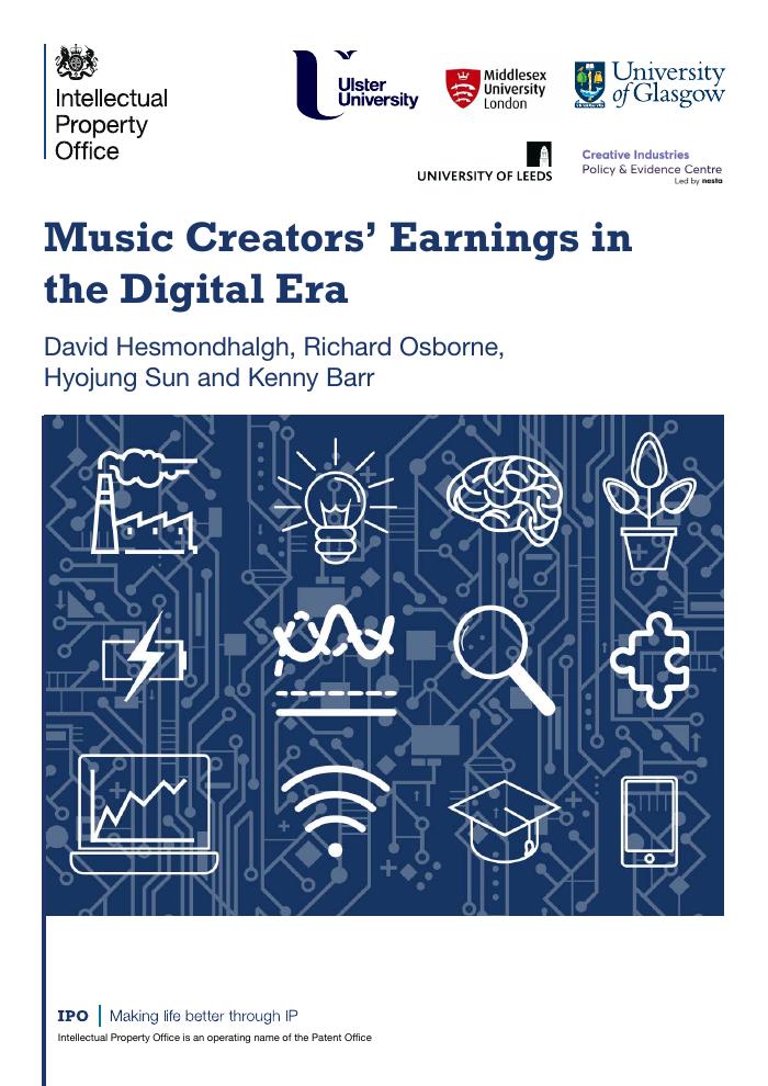 Music Creators’ Earnings in the Digital Era