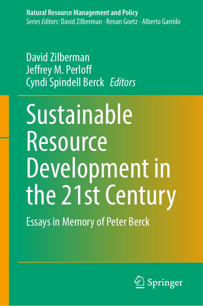 Sustainable Resource Development in the 21st Century
