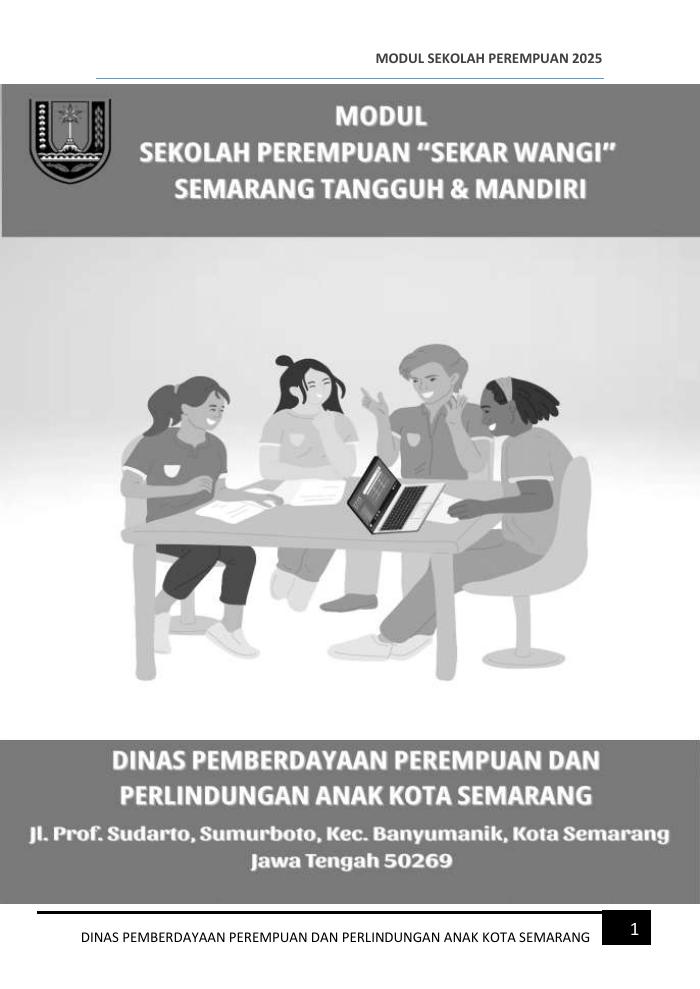 Modul Sekolah Perempuan "Sekar Wangi" Semarang Tangguh dan Mandiri