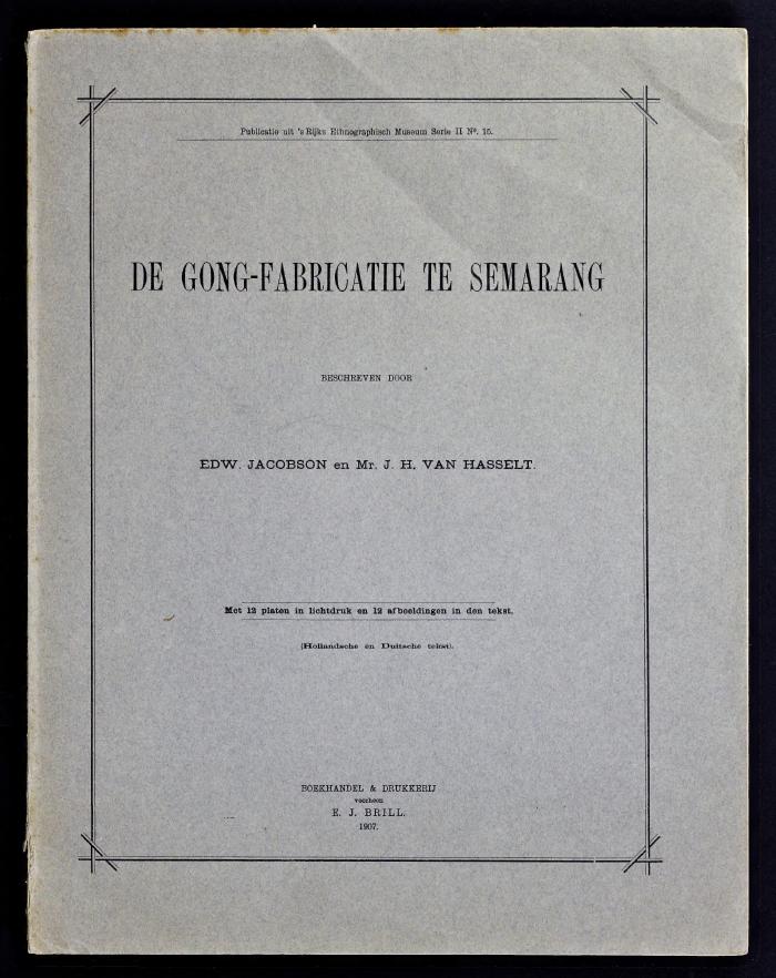 De gong-fabricatie te Semarang