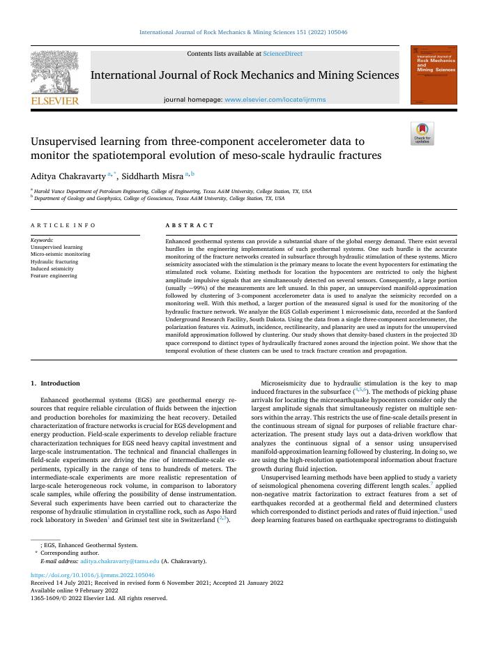 Unsupervised learning from three-component accelerometer data to monitor the spatiotemporal evolution of meso-scale hydraulic fractures