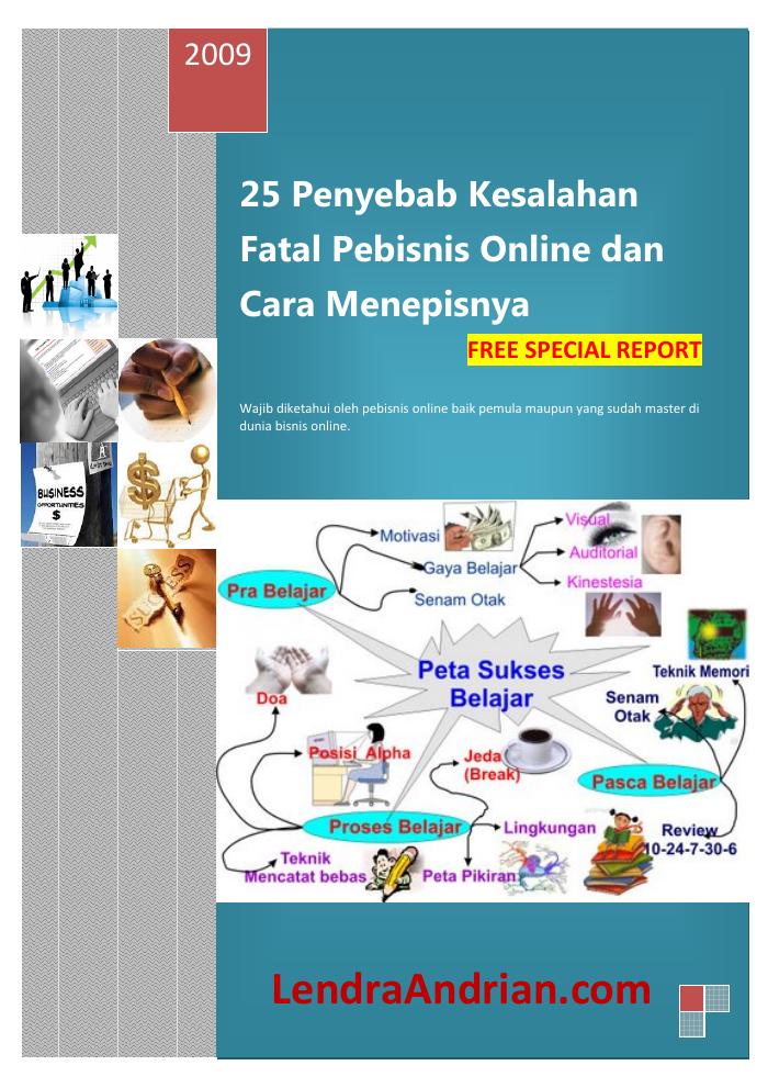 25 Penyebab Kesalahan Fatal Bisnis Online