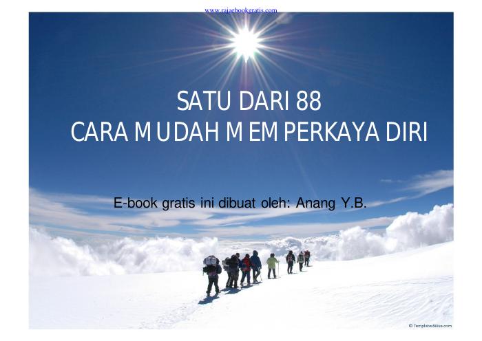 1 dari 88 Cara Mudah Memperkaya Diri