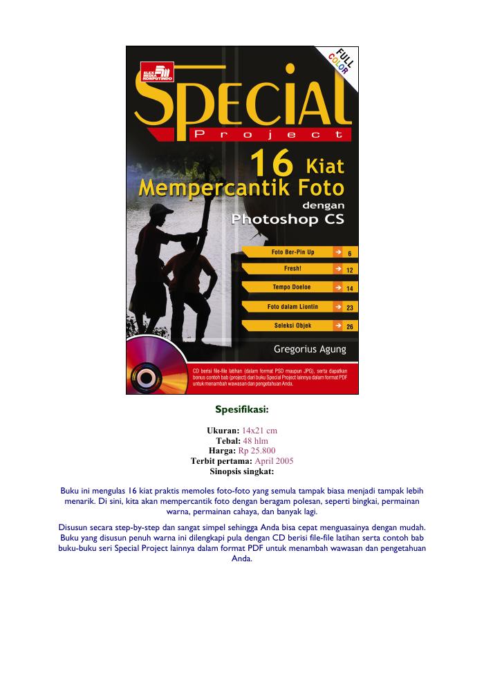 Kiat Praktis Mempercantik Foto
