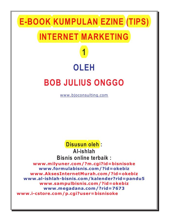 Kumpulan Tips Internet Marketing 1