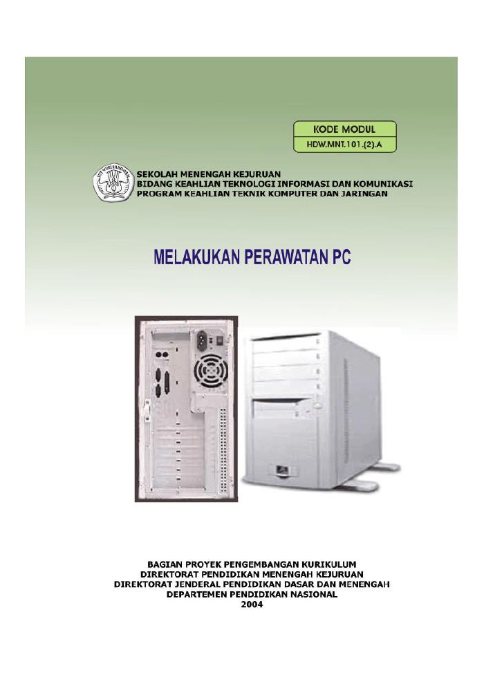 Melakukan Perawatan PC