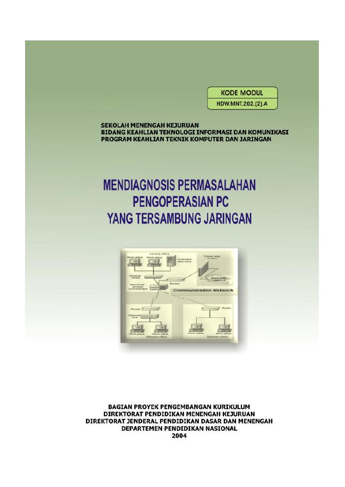 Mendiagnosis Permasalahan Operasi PC yang Tersambung Jaringan