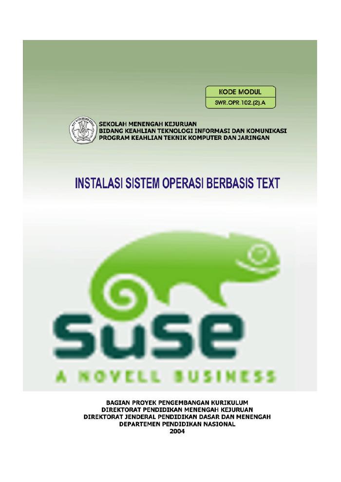 Menginstalasi Sistem Operasi Berbasis Text