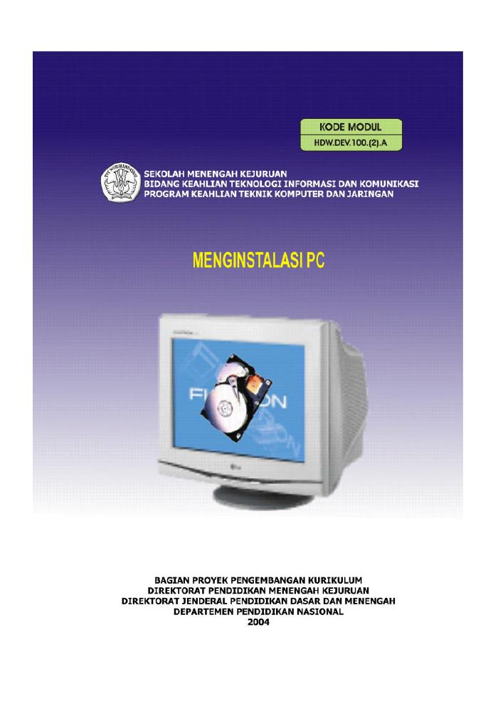 Menginstalasi PC